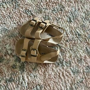 Old Navy Tan Sandals with Adjustable Straps 12-18 months